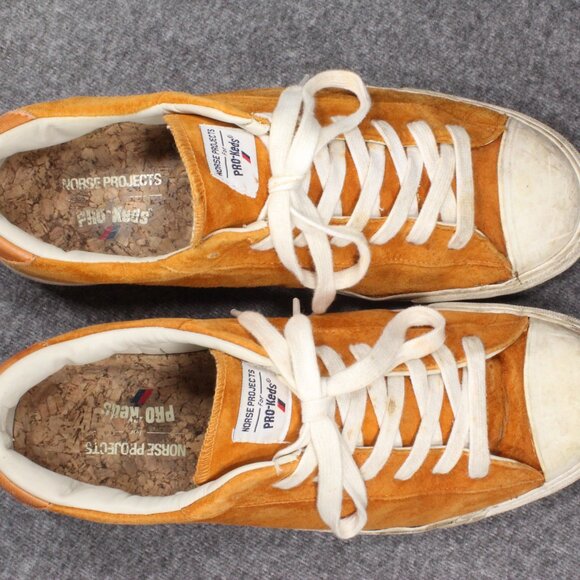 Pro Keds Royal x Norse Projects RARE Master Suede Oak Orange Men's Size 12 - Picture 11 of 13